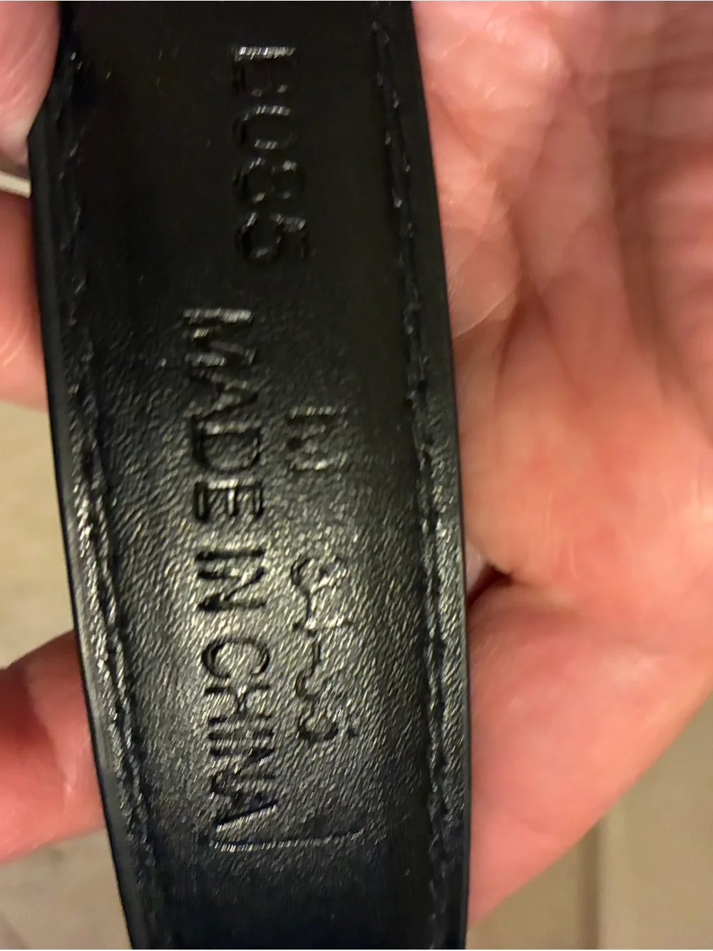 Black and Gold Eagle Plaque Belt